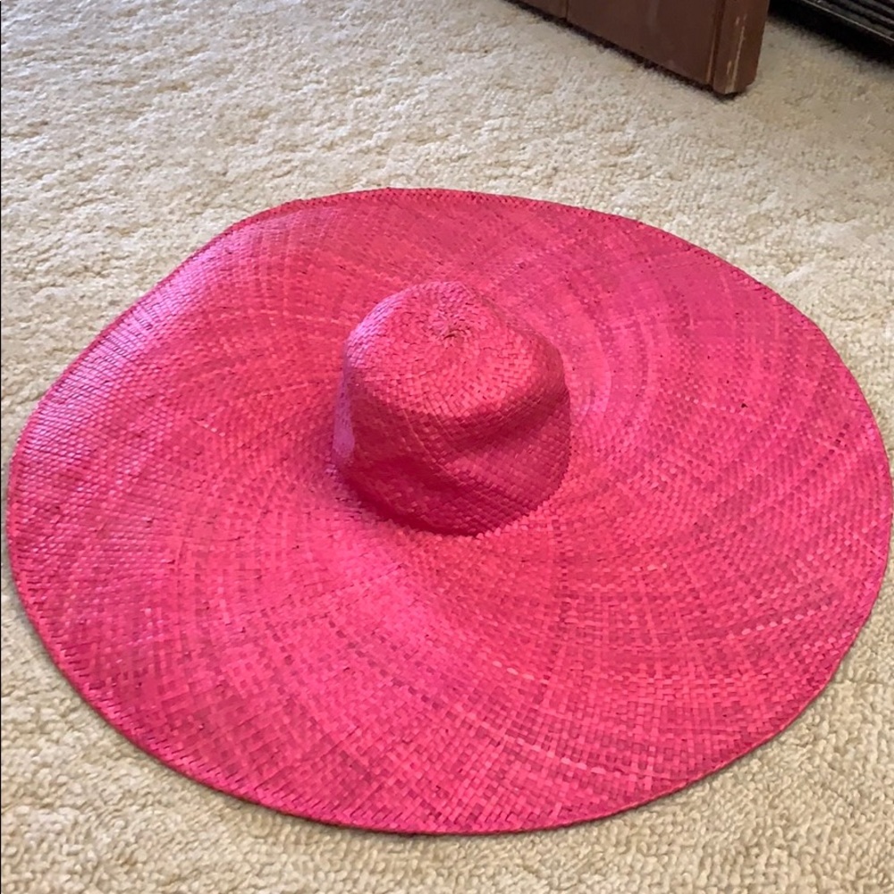 Large pink Sunhat